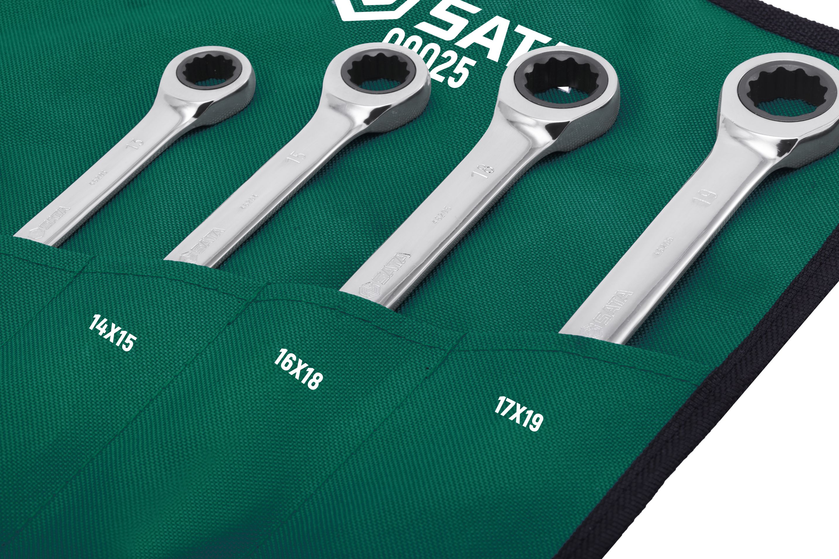 Bộ Cờ Lê 2 Đầu Vòng Tự Động 6 Chi Tiết (8mm - 19mm) SATA 09025 - Ảnh 6