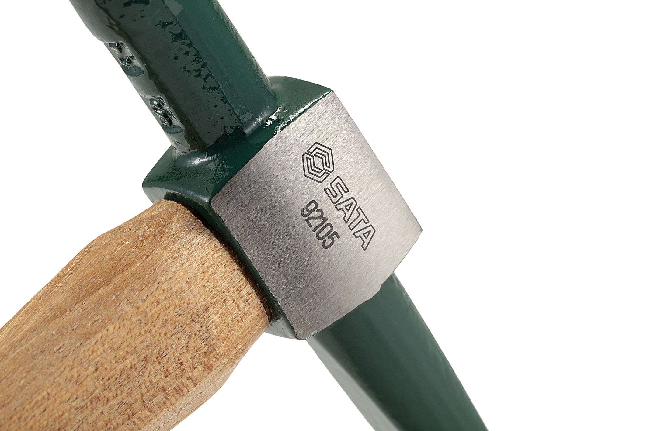 Búa Gò Đầu Mũi Nhọn Cán Gỗ, 305G SATA 92105 - Ảnh 10