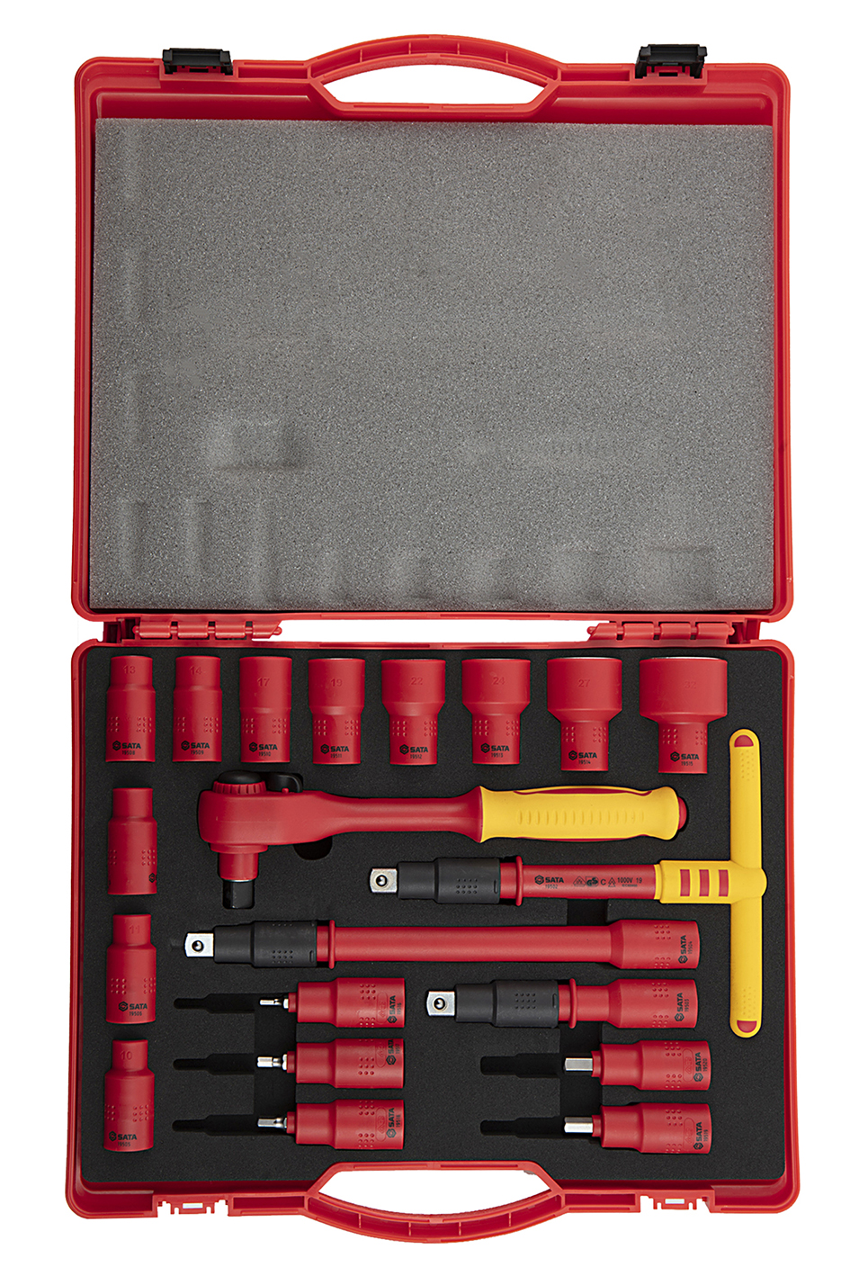 Bộ Đầu Tuýp Cách Điện 1/2In, 20 Chi Tiết SATA 09267 - Ảnh 7