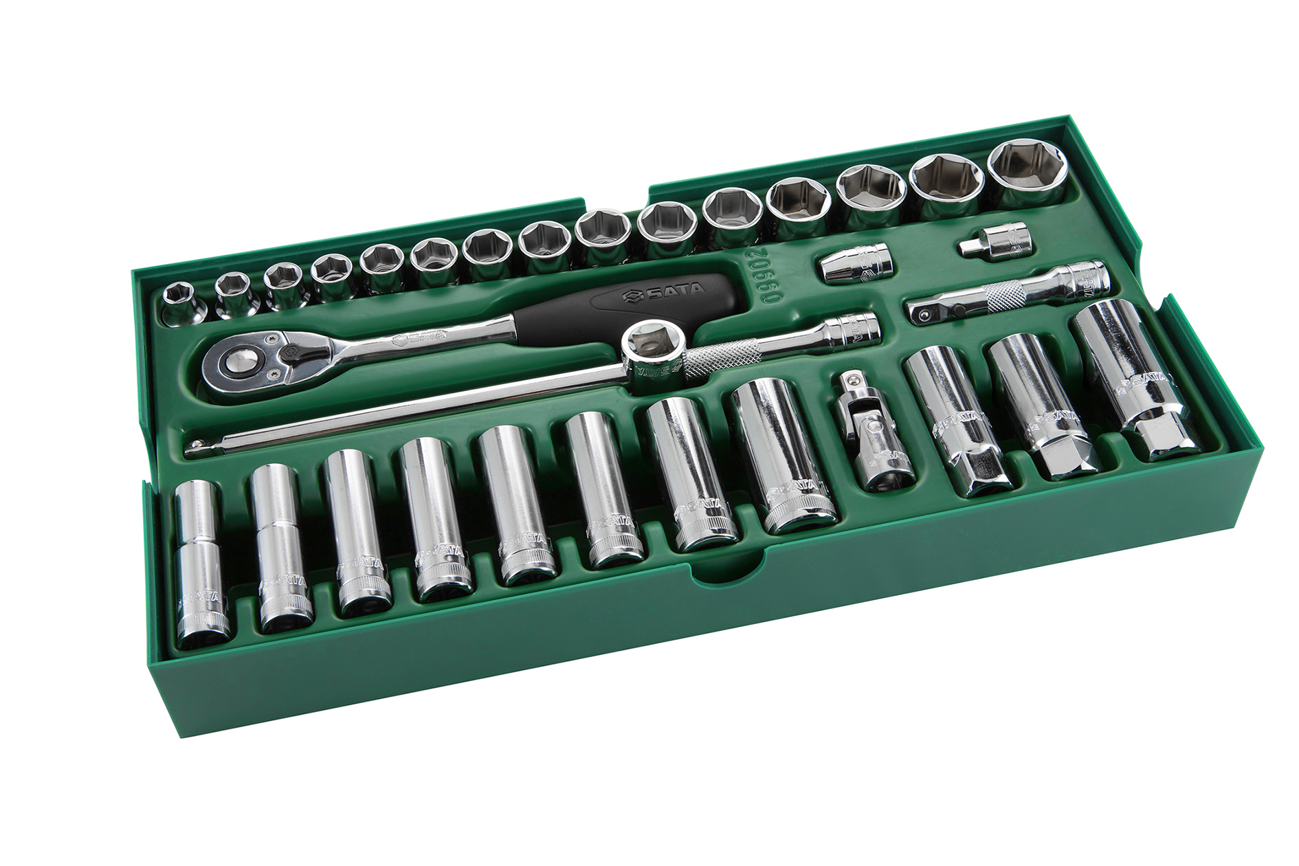 Alternative view of Bộ Đầu Tuýp 33 Chi Tiết 3/8" SATA 09902