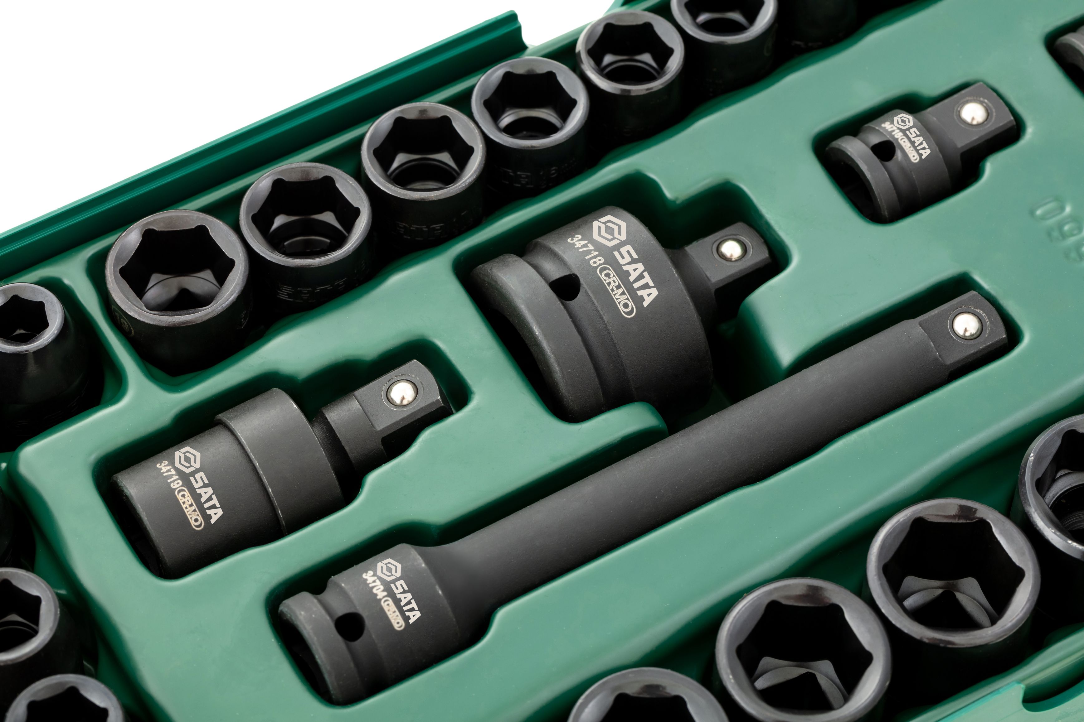 Bộ Đầu Tuýp Đen 36 Chi Tiết, 3/8inch Và 1/2inch SATA 09914 - Ảnh 5