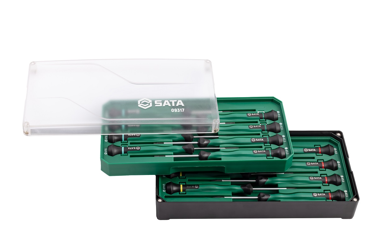 Bộ Tua Vít Cán Dài 15 Chi Tiết SATA 09317 - Ảnh 4