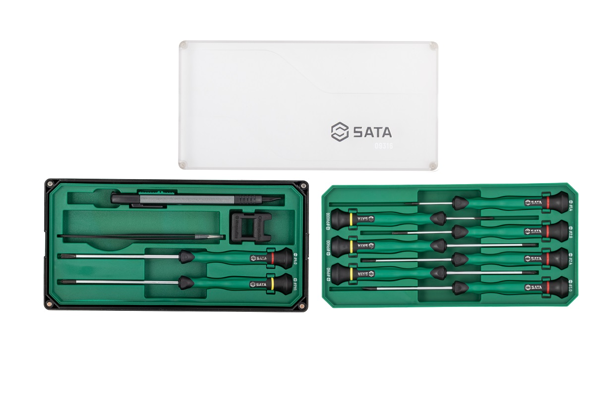 Bộ Tua Vít Cán Dài 9 Chi Tiết SATA 09316 - Ảnh 5