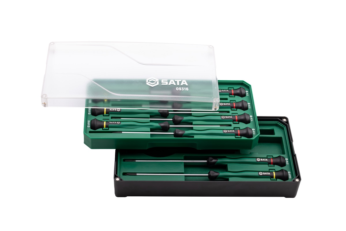 Bộ Tua Vít Cán Dài 9 Chi Tiết SATA 09316 - Ảnh 8