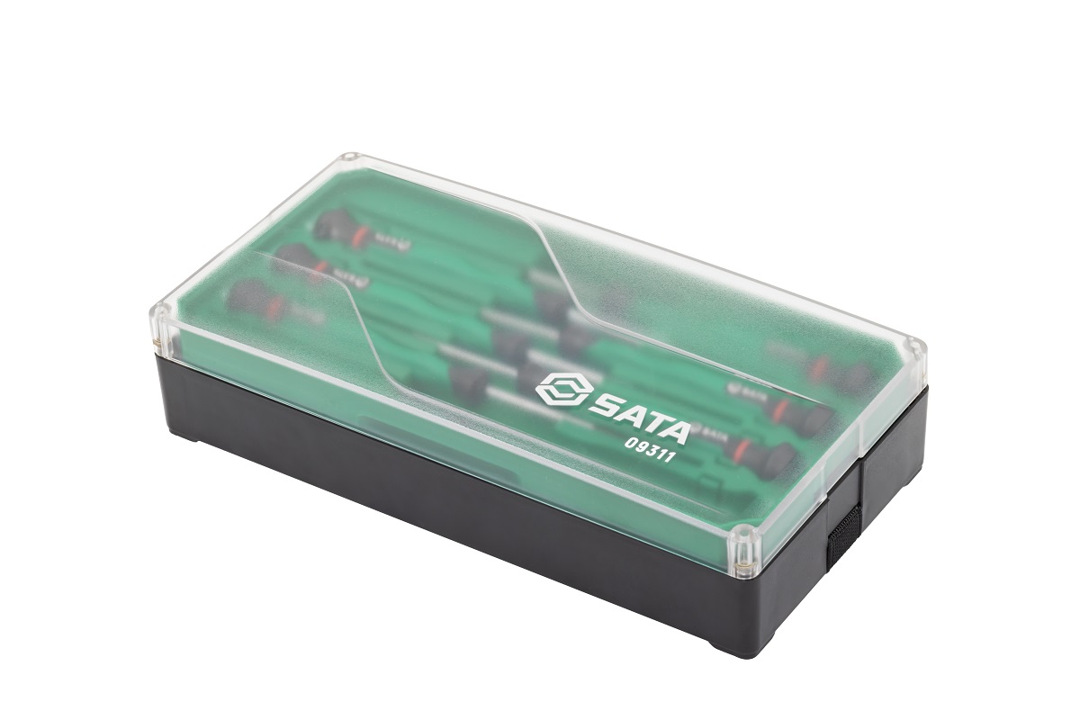 Alternative view of Bộ Tua Vít ChíNh Xác Đầu Dẹp 6 Chi Tiết SATA 09311