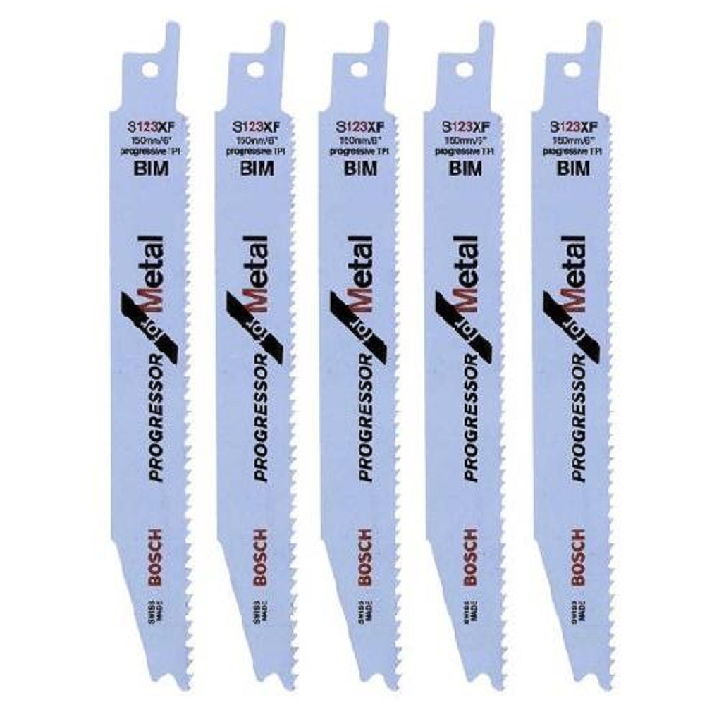 Bộ 5 lưỡi cưa kiếm cho sắt S 123 XF Bosch 2608654402