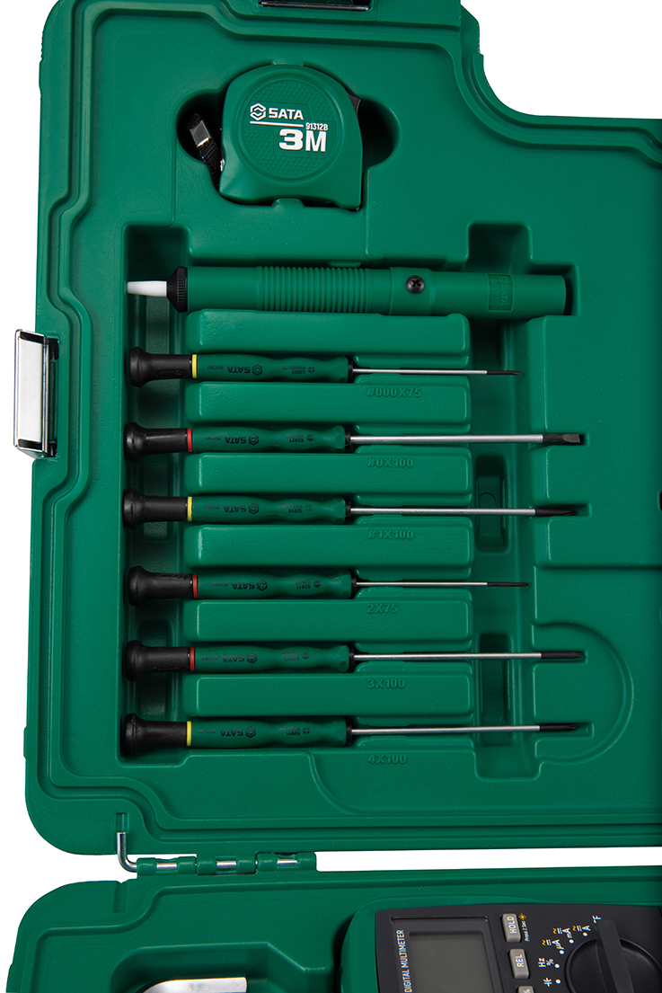 Bộ Dụng Cụ Sửa Điện Chuyên Nghiệp 53 Chi Tiết SATA 09535 - Ảnh 6