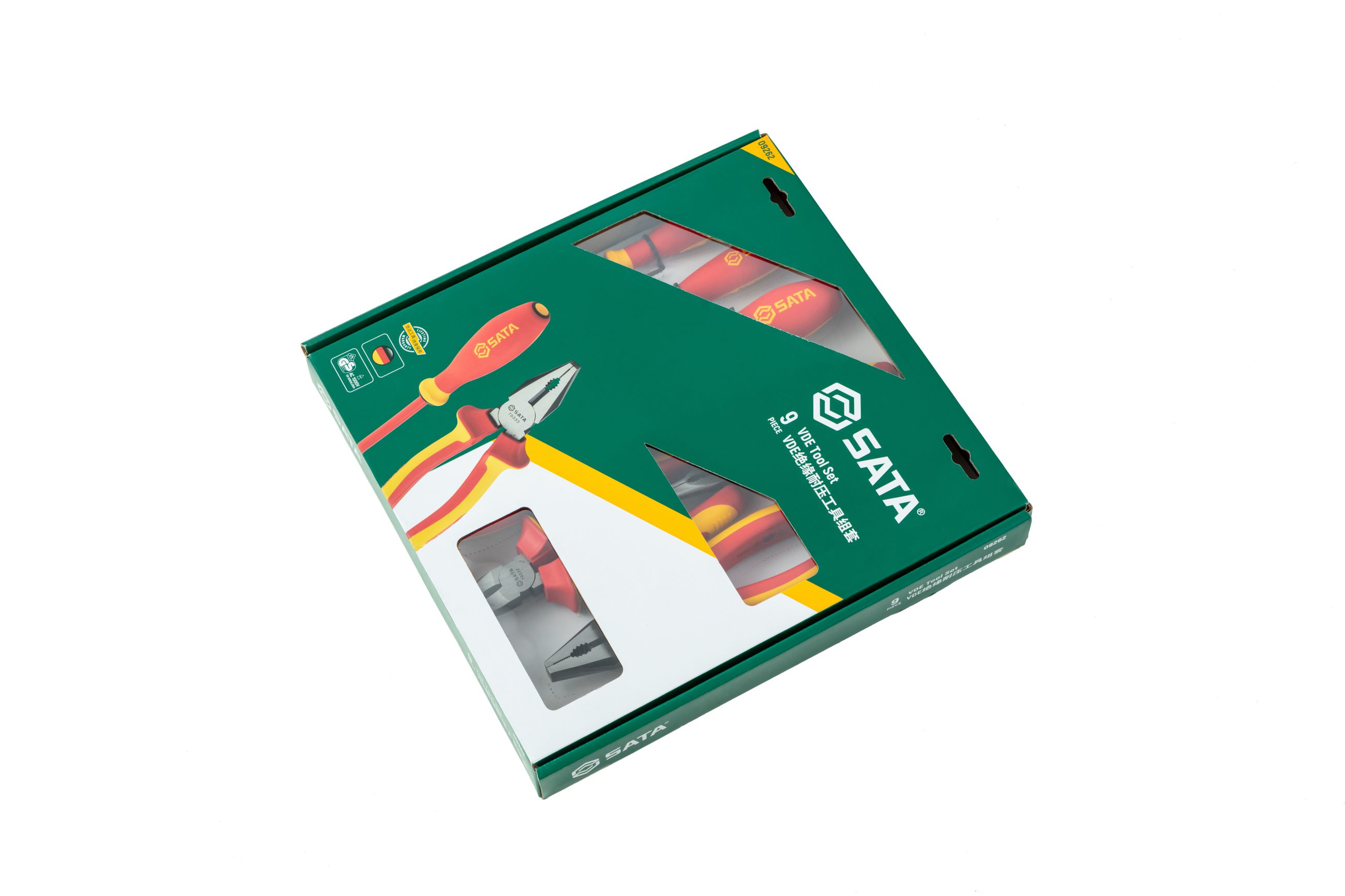 Alternative view of Bộ Kìm Và Tua Vít Cách Điện 9 Chi Tiết SATA 09262