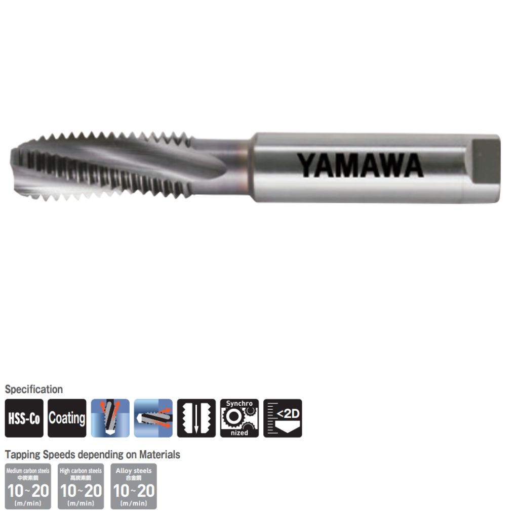 Mũi Taro Xoắn P4 M8x1.25 YAMAWA HDISPS8.0N