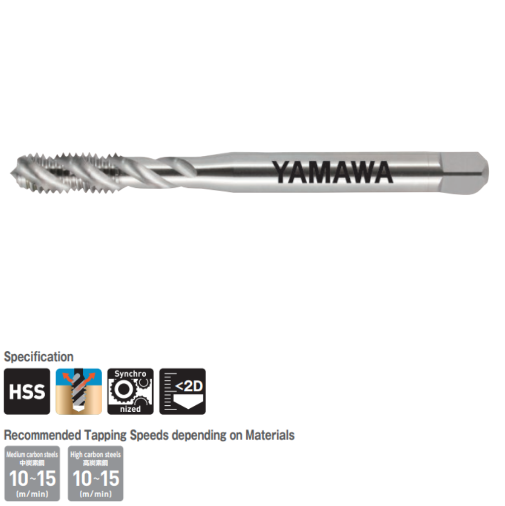 Mũi Taro Xoắn P3 M8x1.25 YAMAWA SNXR8.0N