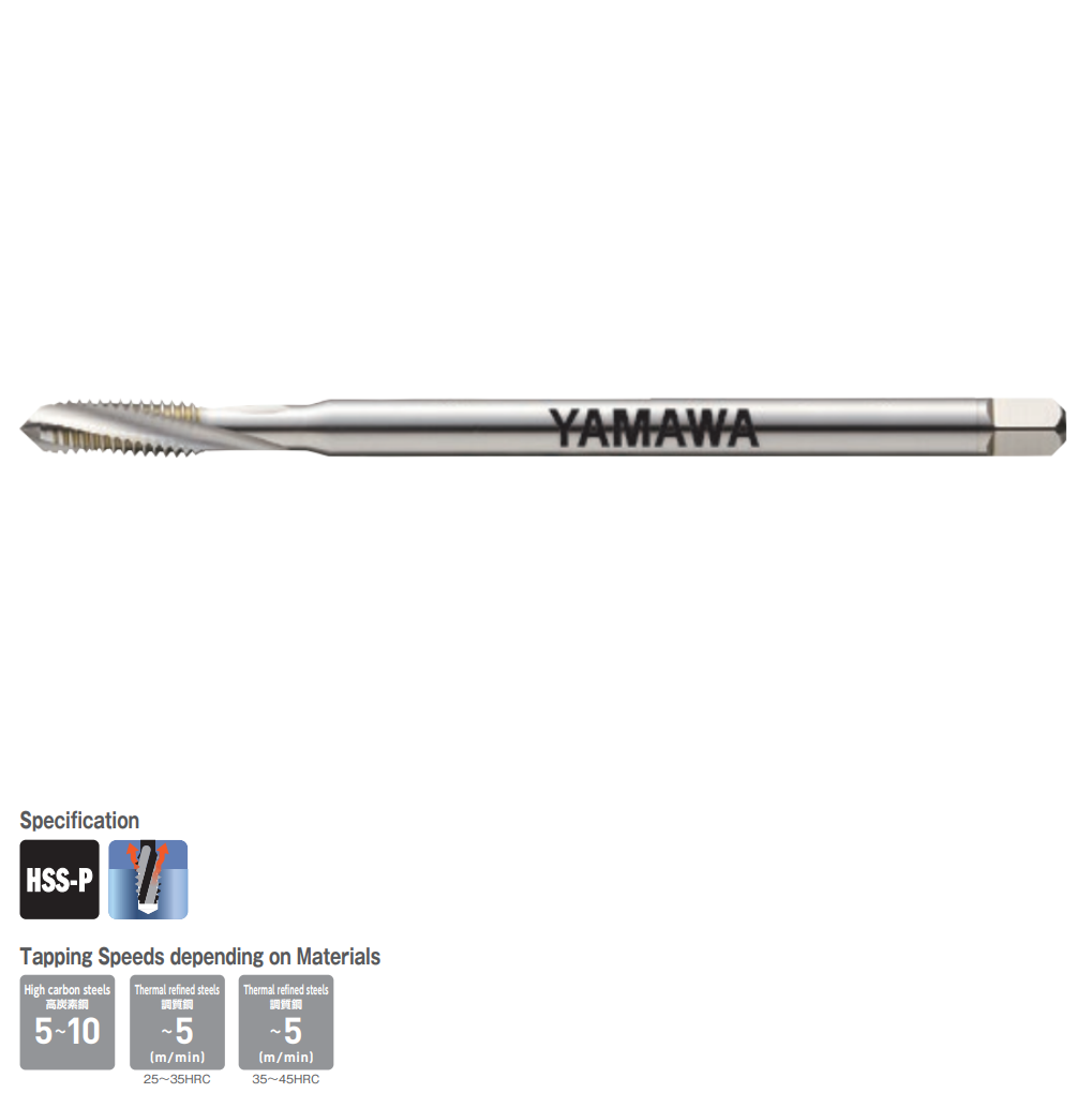 Mũi taro xoắn P4 M20x2.5 YAMAWA SY020RSDPBG