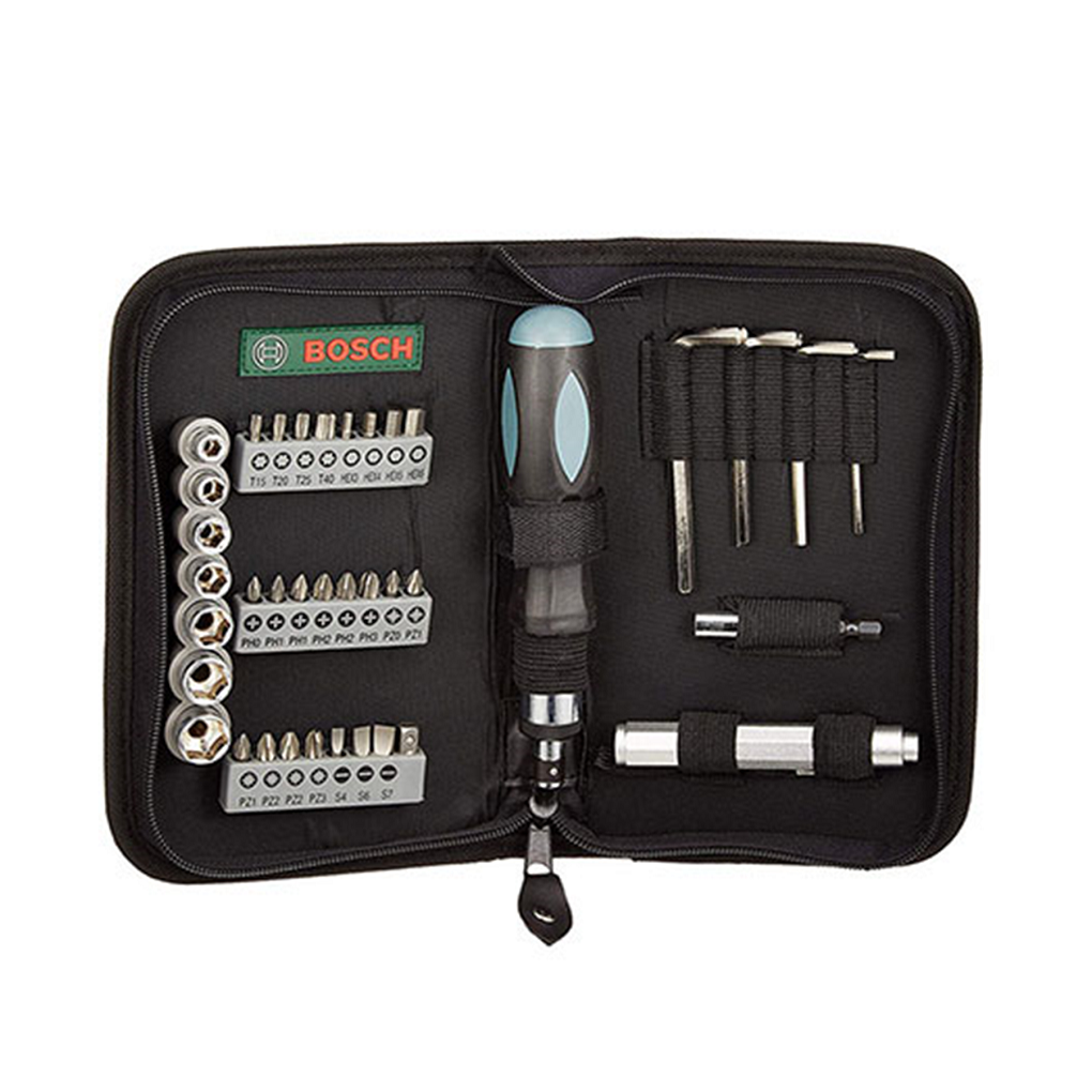 Bộ vặn vít đa năng 38 chi tiết Bosch 2607019506