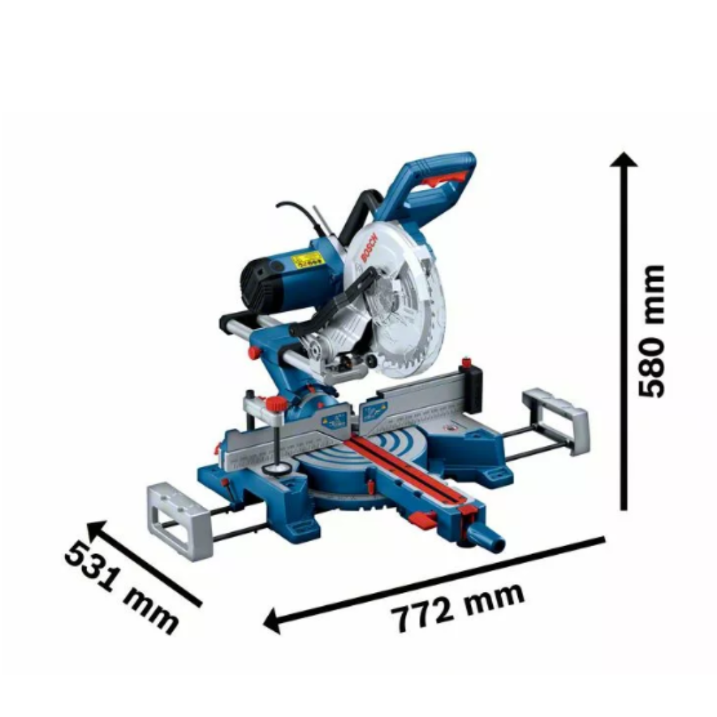 Alternative view of Máy Cưa Cắt Trục Trượt Đa Góc GCM 254 Bosch 0601B530K0