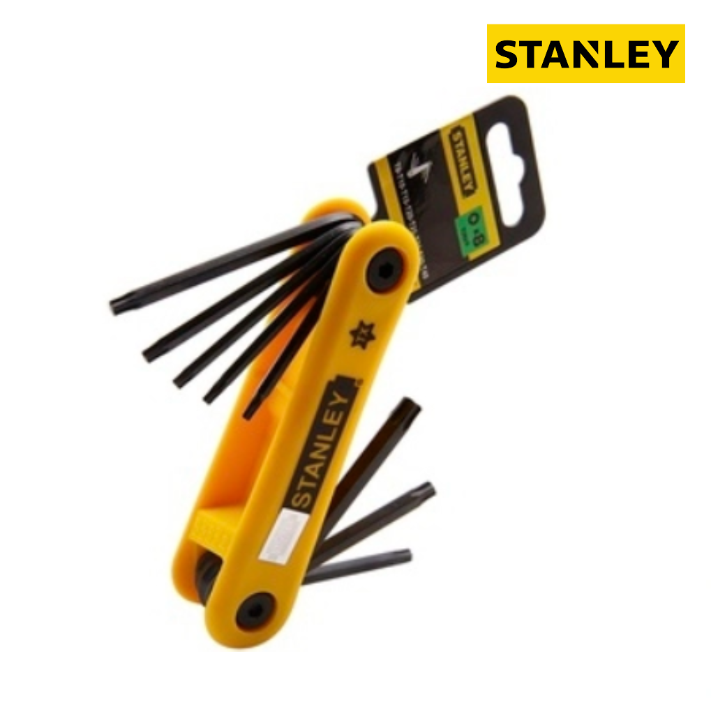 Alternative view of Bộ Cây Vặn Lục Giác Gập Hoa Thị 8 Cây T9-T40mm Stanley 69-263