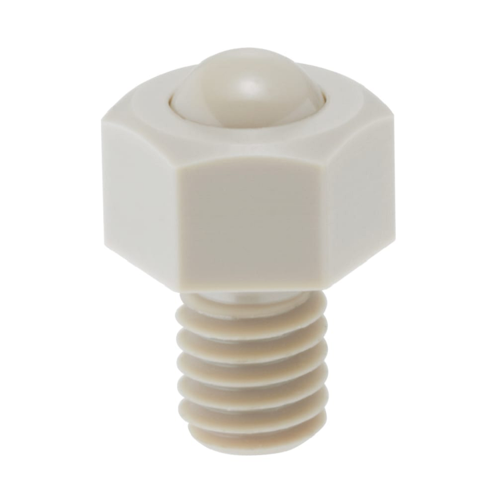 Con Lăn Bi Loại Thân Lục Giác Nhựa POM M6x8 BCHLJJ6