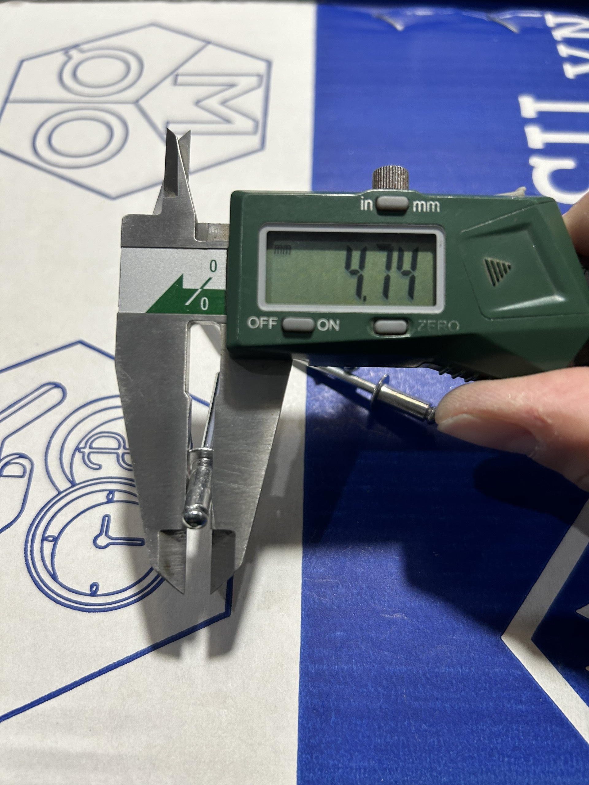 Alternative view of Rivet Nhôm OD4.8x12.7mm (250 Cái)