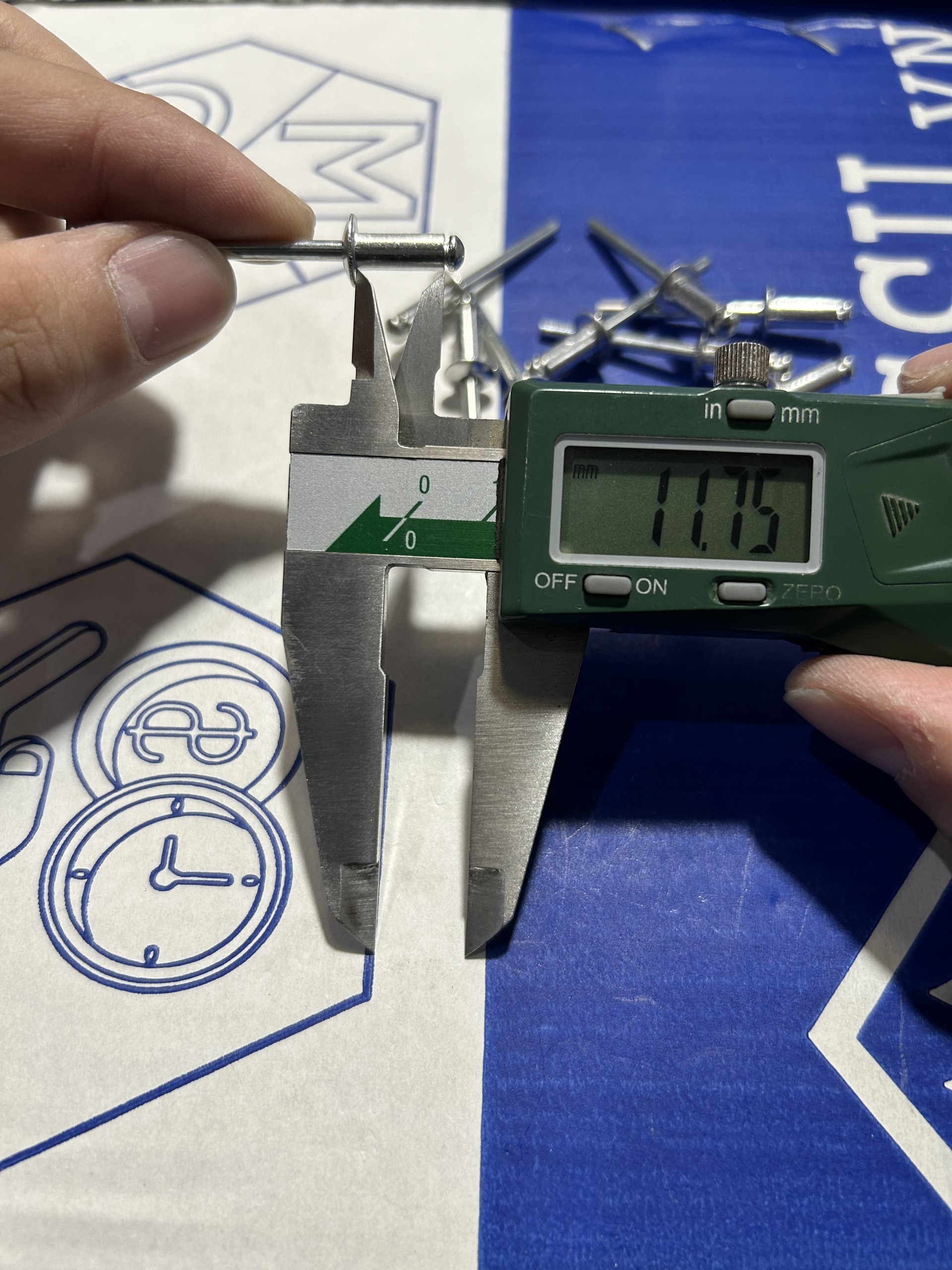 Rivet Nhôm OD4.8x12.7mm (497-500 Cái) - Ảnh 3