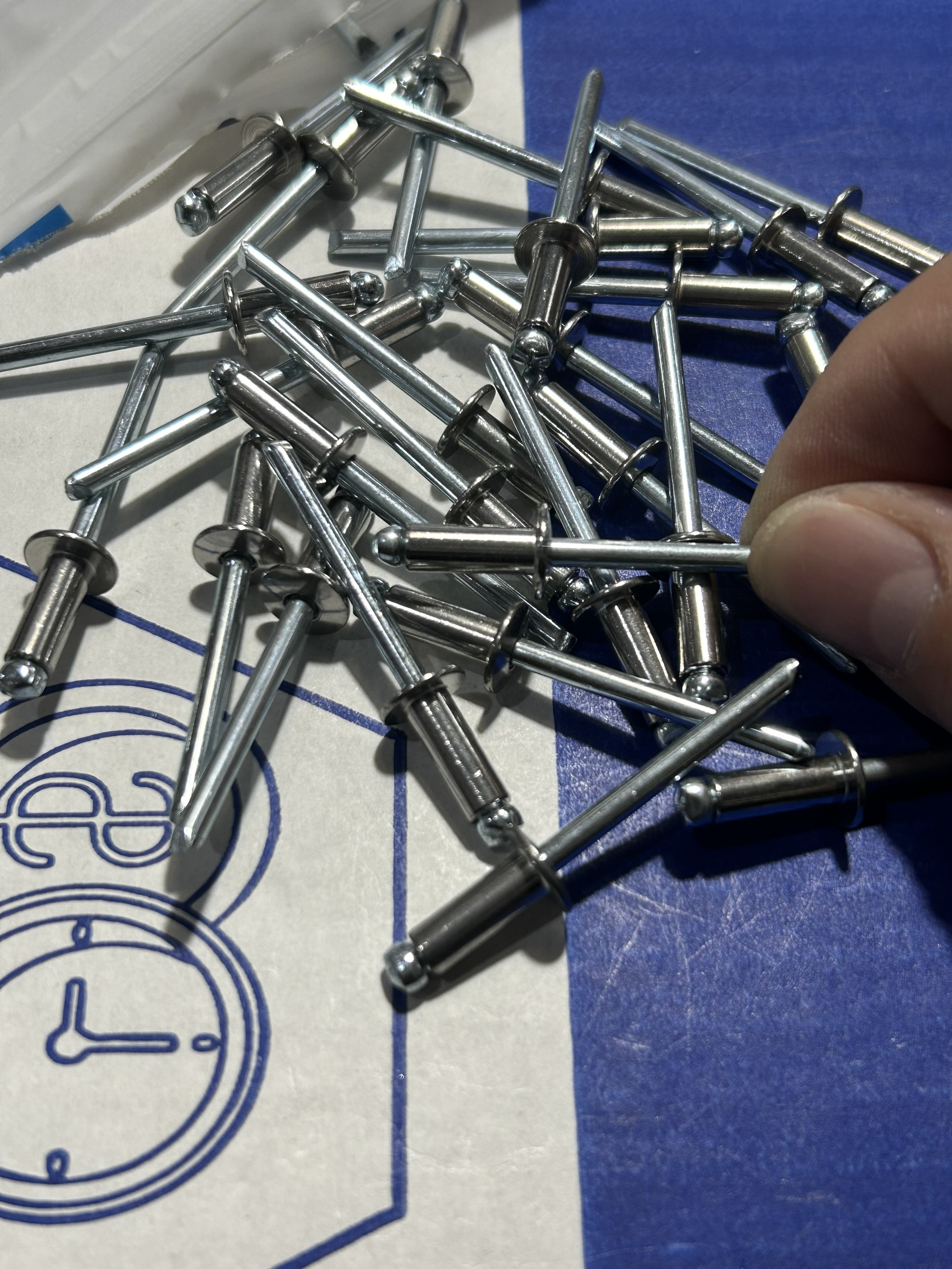 Rivet Inox 304 Chân Thép OD4.8x12mm (100 Cái) - Ảnh 6