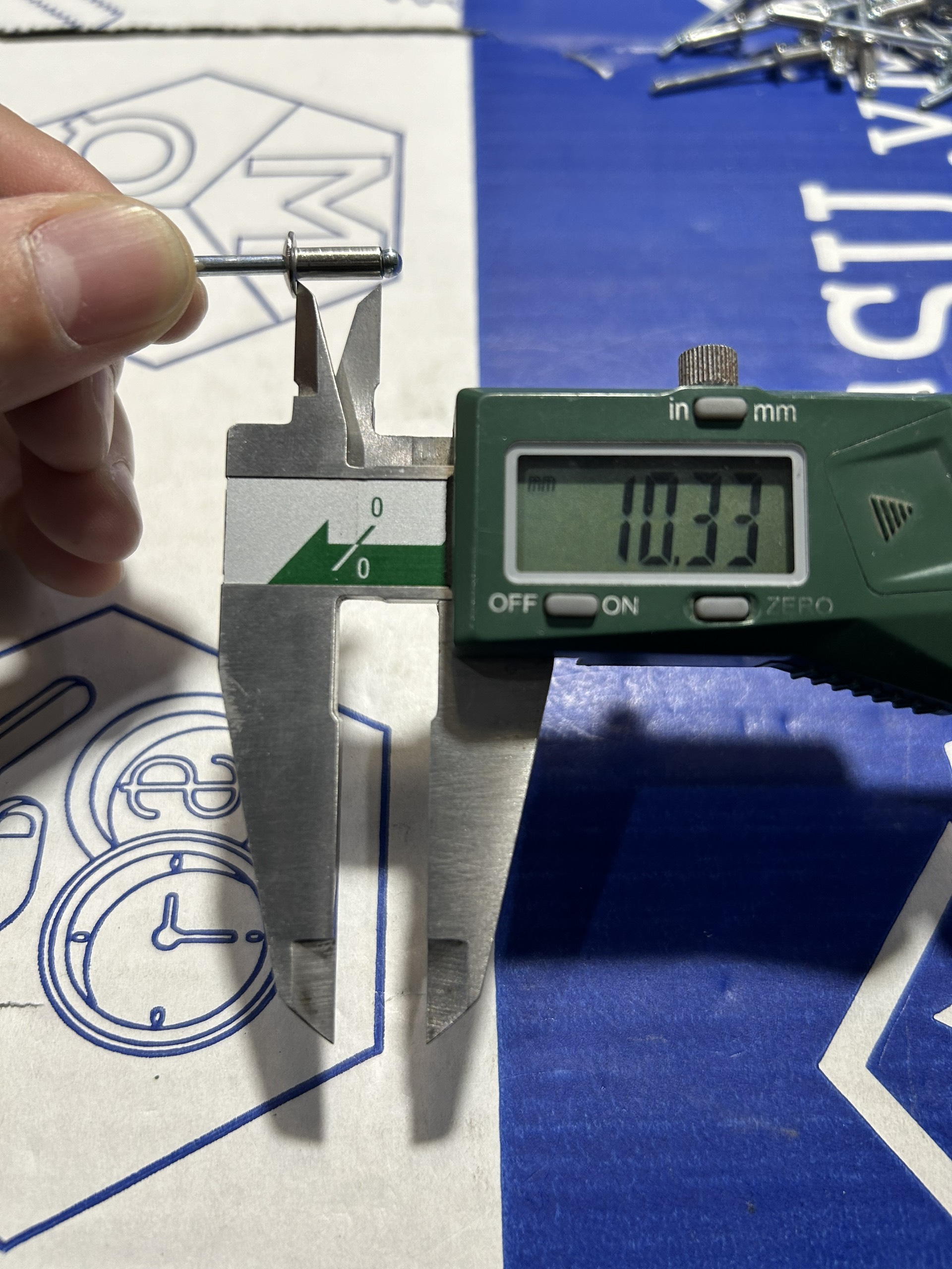 Rivet Inox 304 Chân Thép OD4.0x10mm (1000 Cái) - Ảnh 4