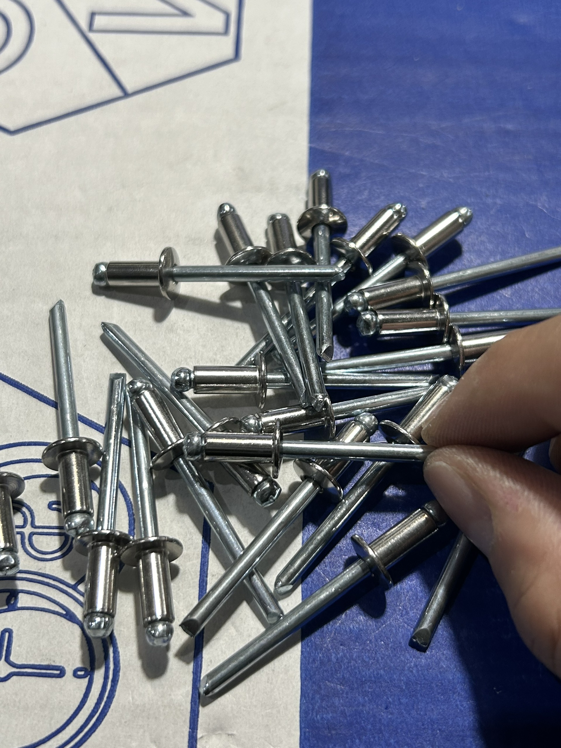 Rivet Inox 304 Chân Thép OD4.8x10mm (500 Cái) - Ảnh 6