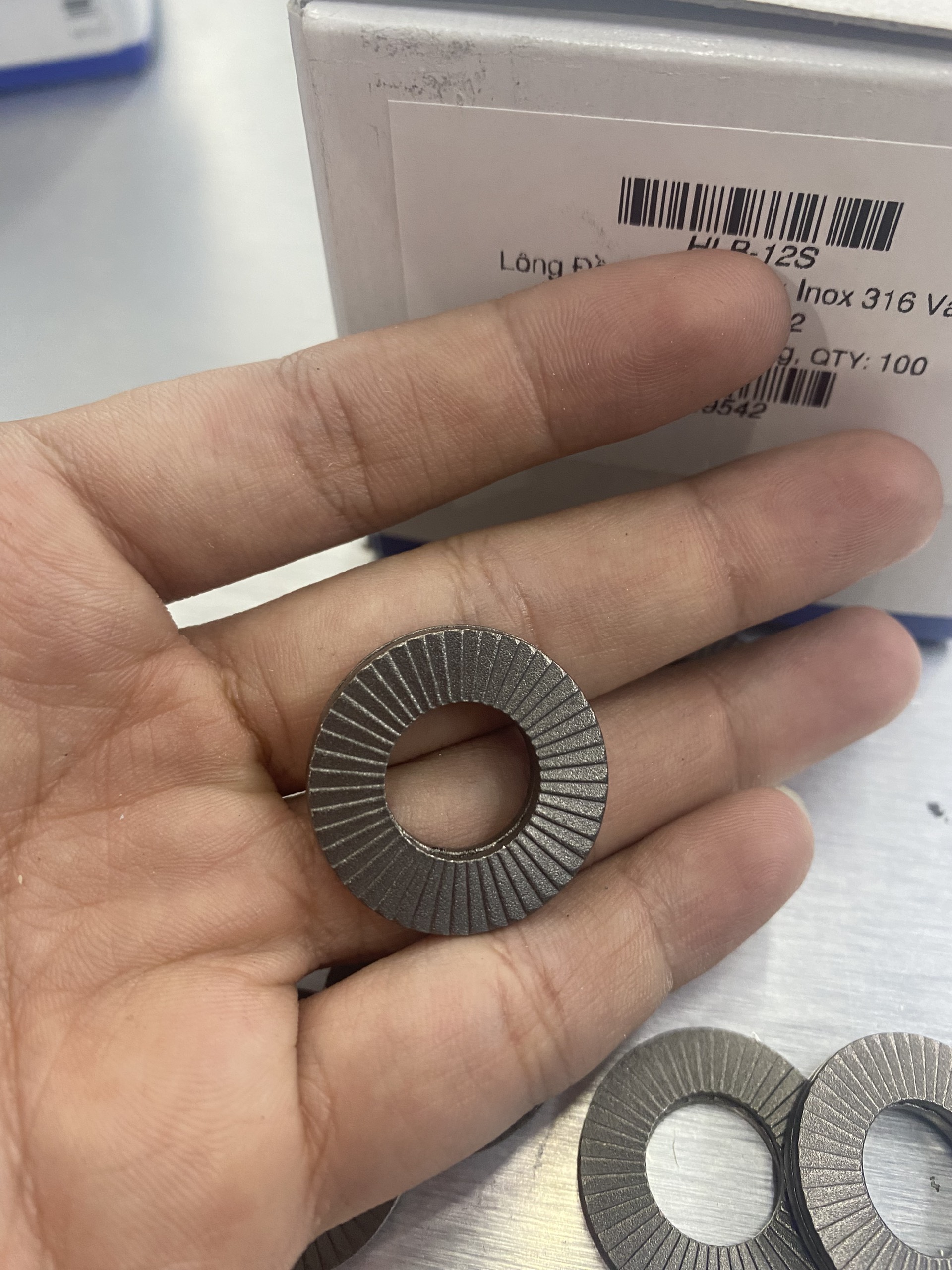 Lông Đền Heico-Lock Inox 316 Vành Rộng M18 - Ảnh 7