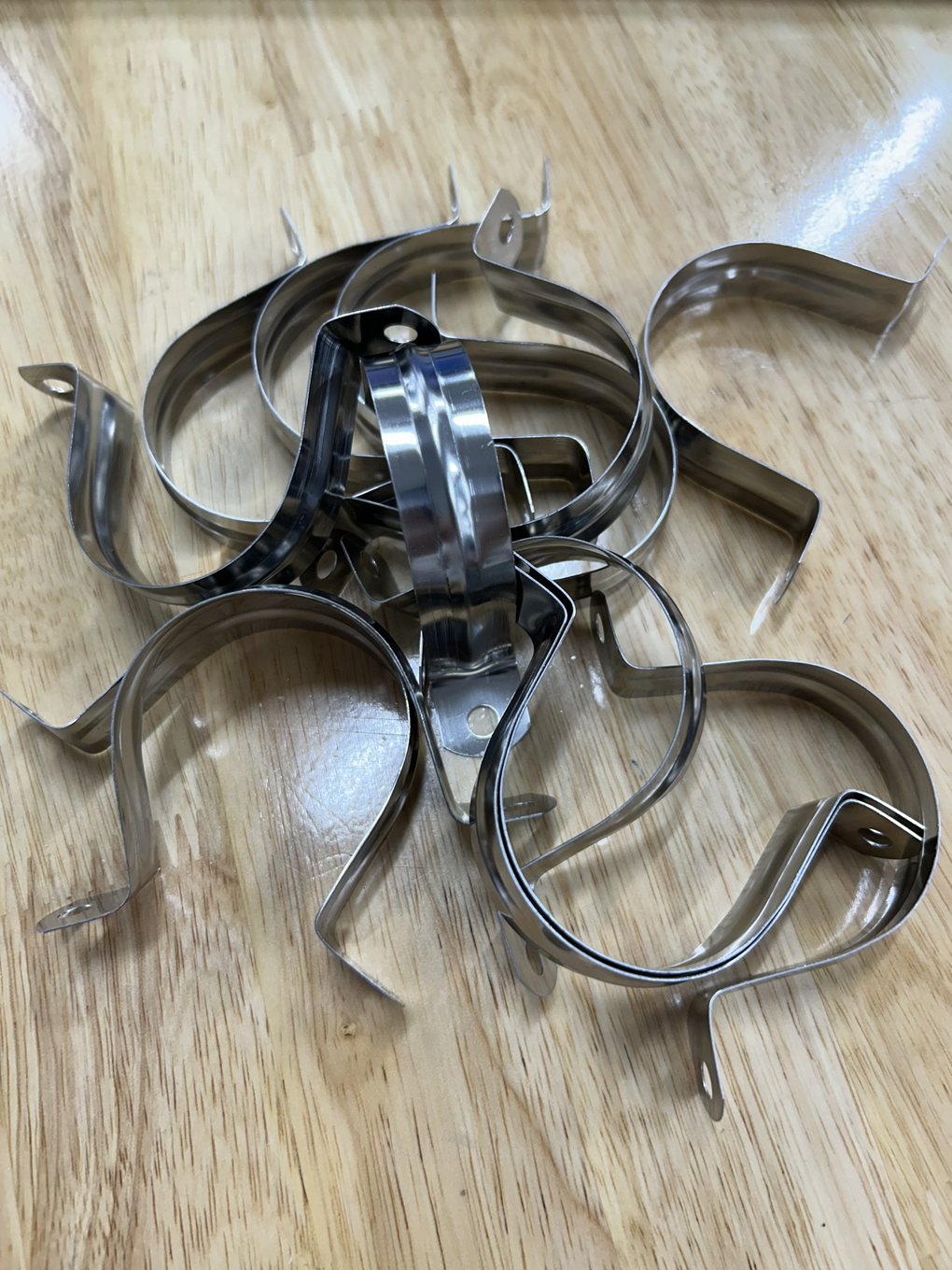 Cùm Omega Inox 304 (DN40) Ø49mm - Ảnh 3