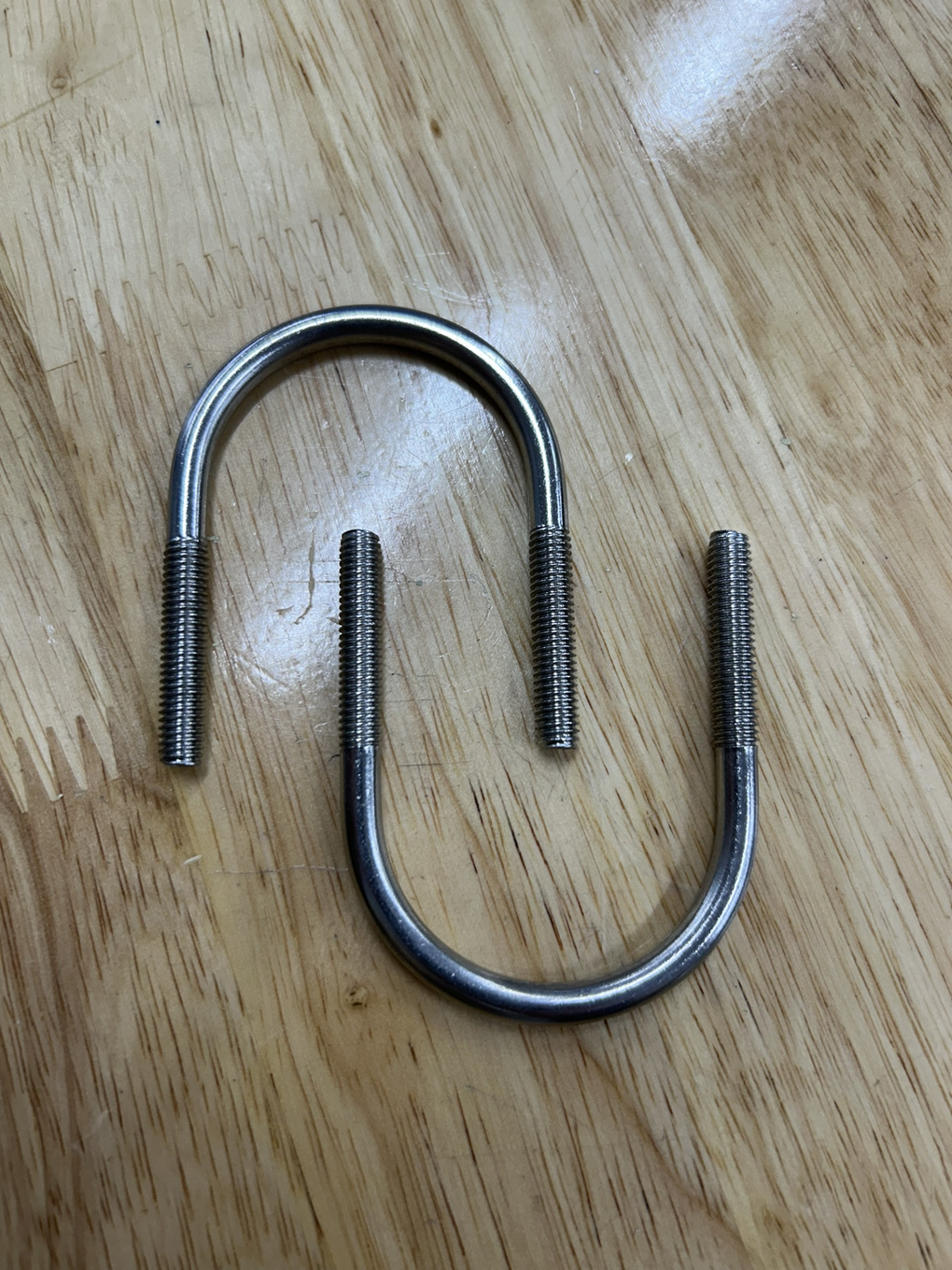 Cùm U Inox 304 DN32 M6x42-62mm