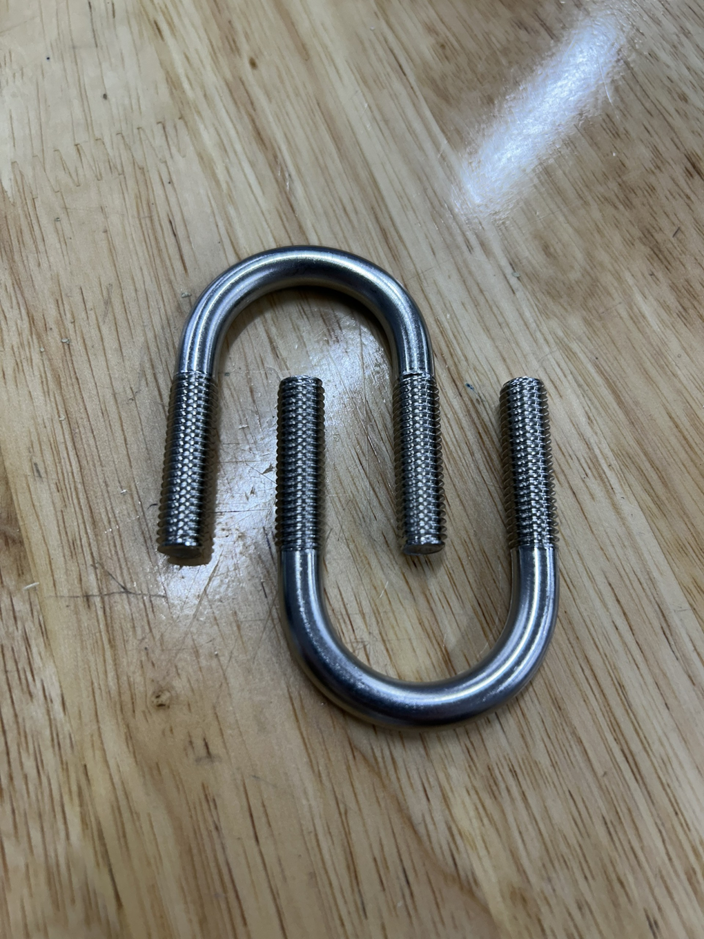 Cùm U Inox 304 DN20 M8x27-54mm