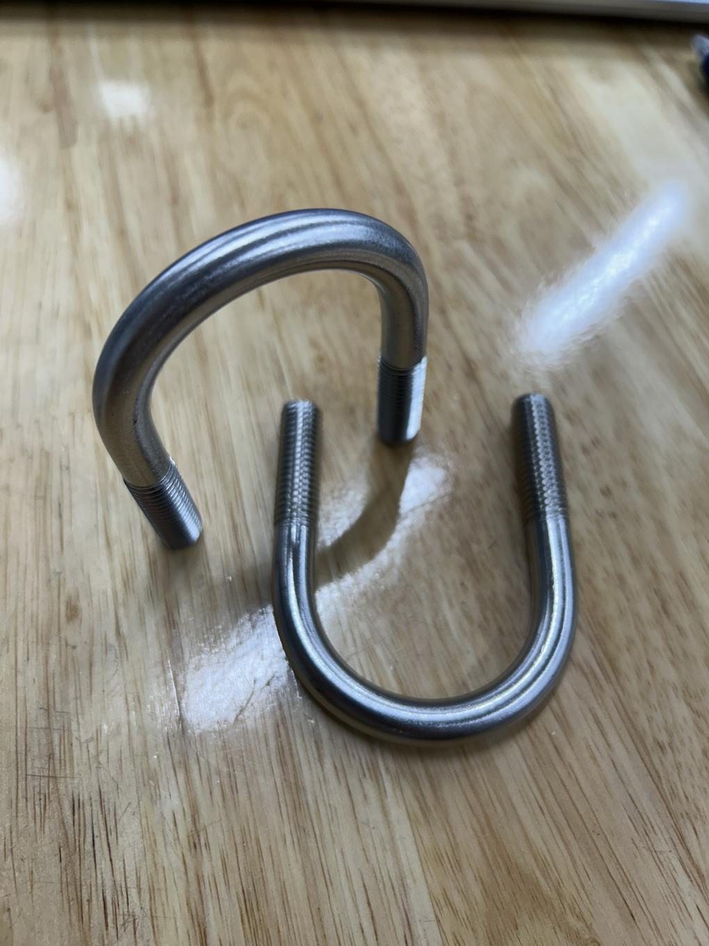 Cùm U Inox 304 DN32 M10x42-73mm - Ảnh 2