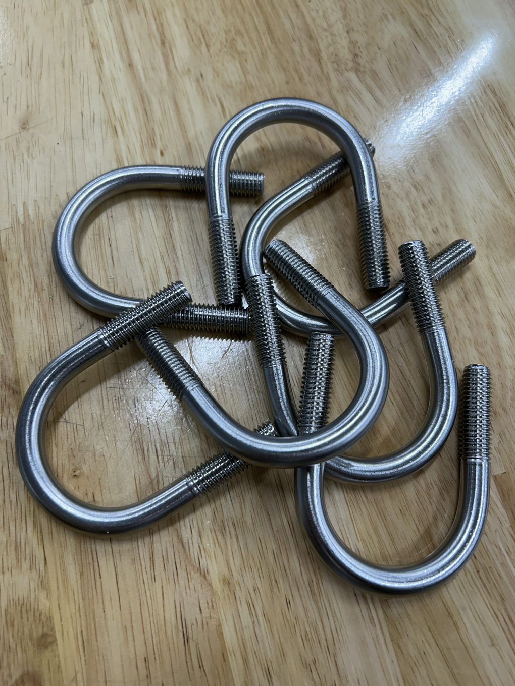 Cùm U Inox 304 DN32 M10x42-73mm - Ảnh 3