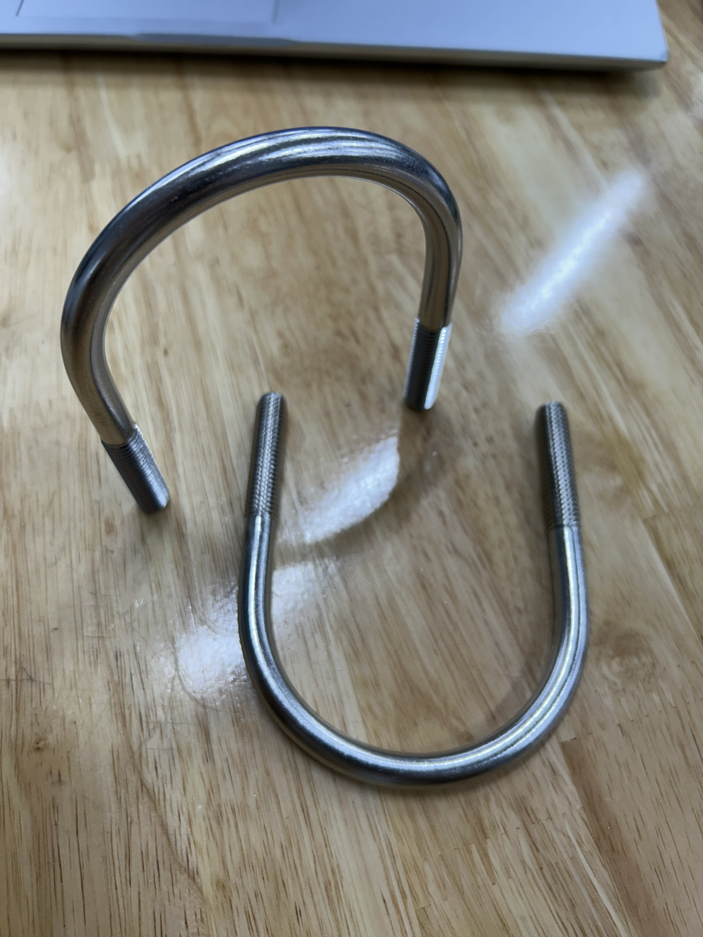 Cùm U Inox 304 DN65 M10x76-110mm - Ảnh 2