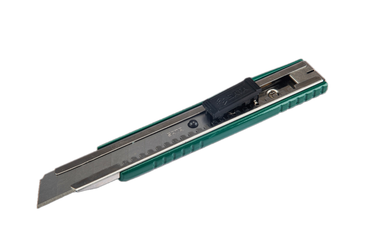 Dao Rọc Giấy Hợp Kim Kẽm 8 mũi 18x100mm Sata 93425A - Ảnh 7