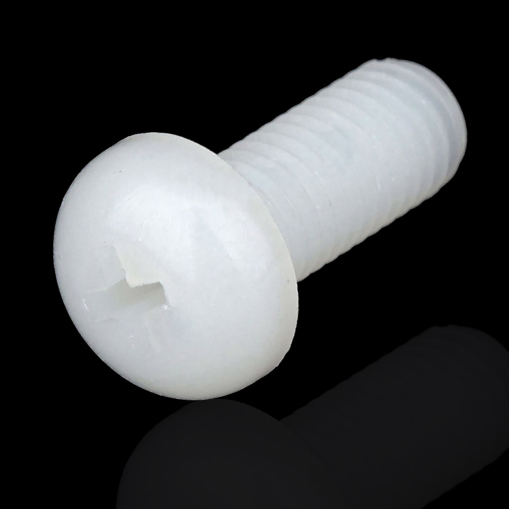 Bulong Pake Đầu Tròn Nhựa Nylon M4x10