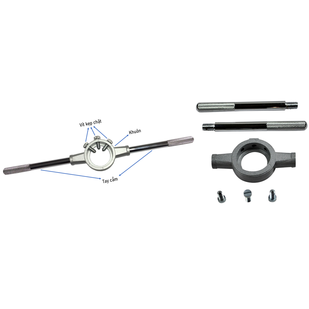Tay Quay Bàn Ren SKC M8-M12 (OD25)