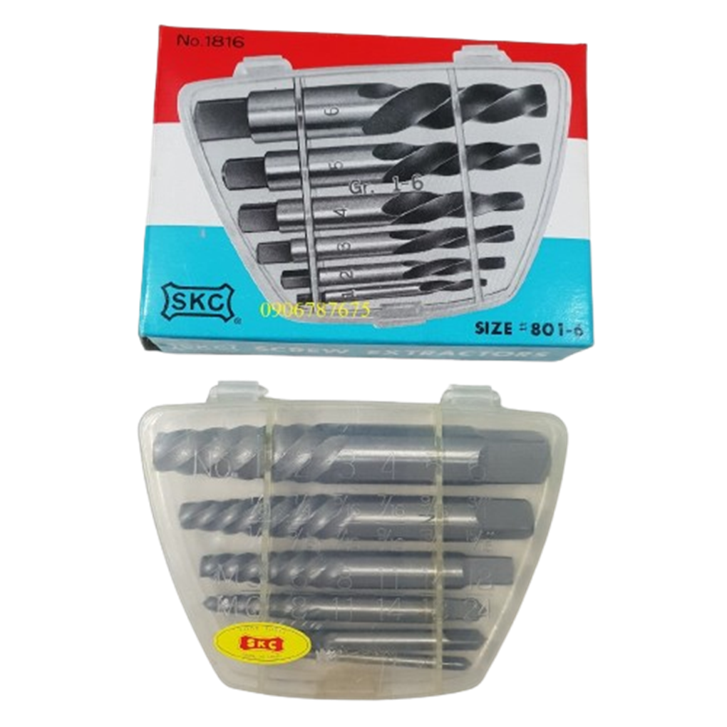 Bộ Dụng Cụ Lấy Ốc Gãy 6 Chi Tiết M3-M24 SKC 1816