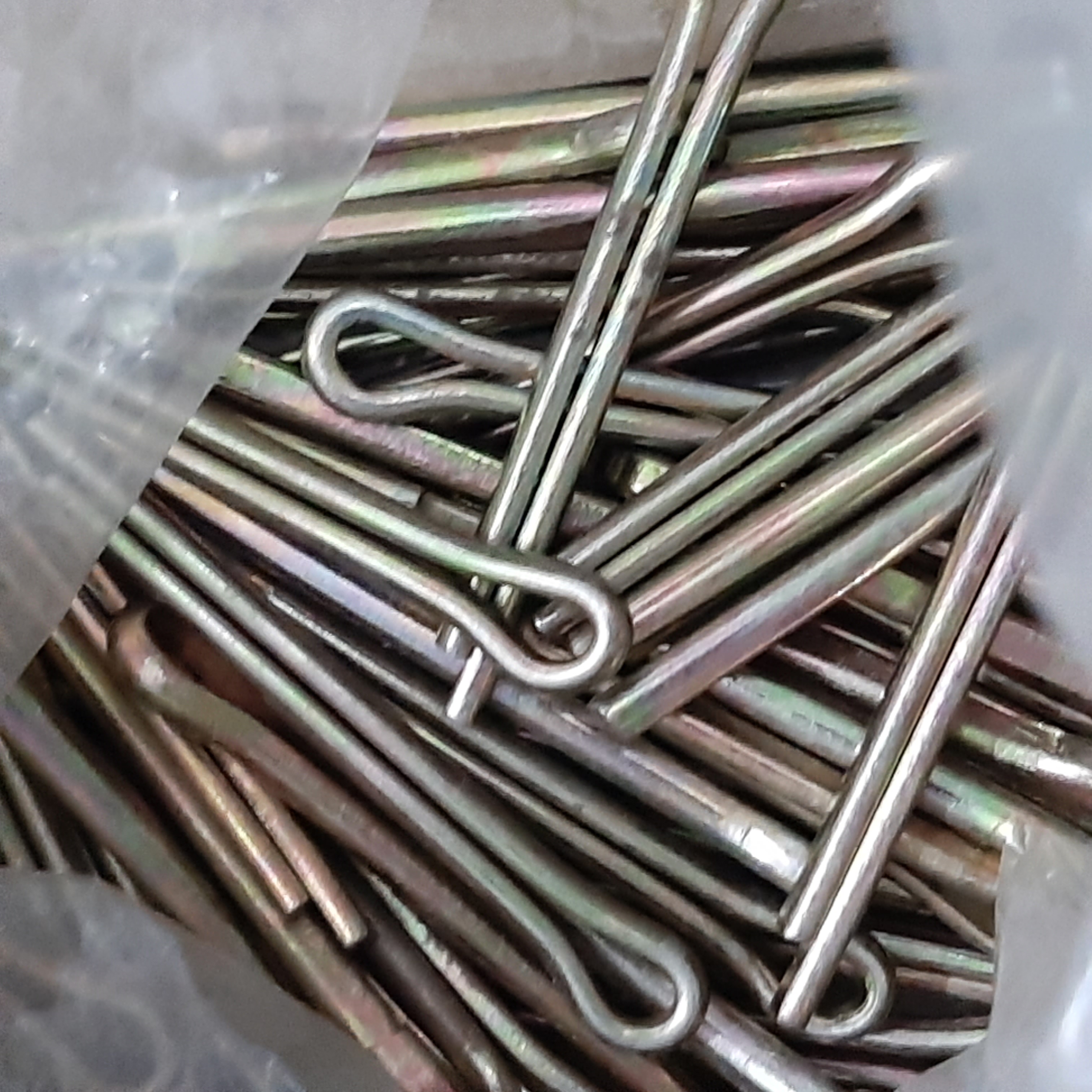 Chốt Chẻ Thép Mạ Kẽm 7 Màu (Chốt Bi) D2x30mm - Ảnh 6