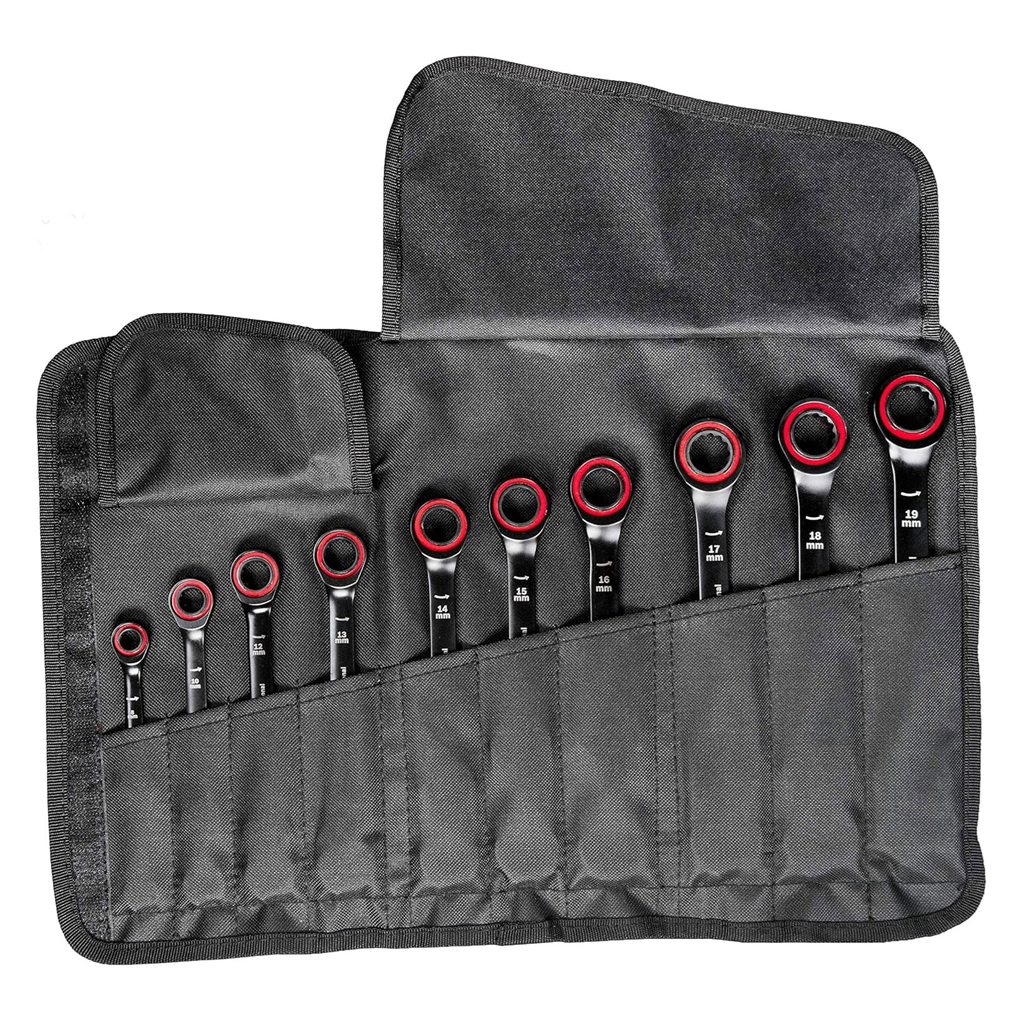 Bộ Cờ Lê 10 Chi Tiết Thép Đen Bosch 1600A016BU