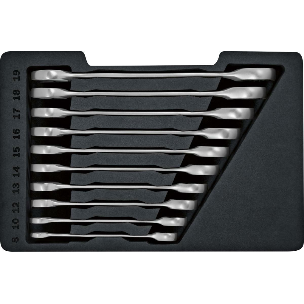 Bộ Cờ Lê 10 Chi Tiết Thép Trắng Bosch 1600A02AU0