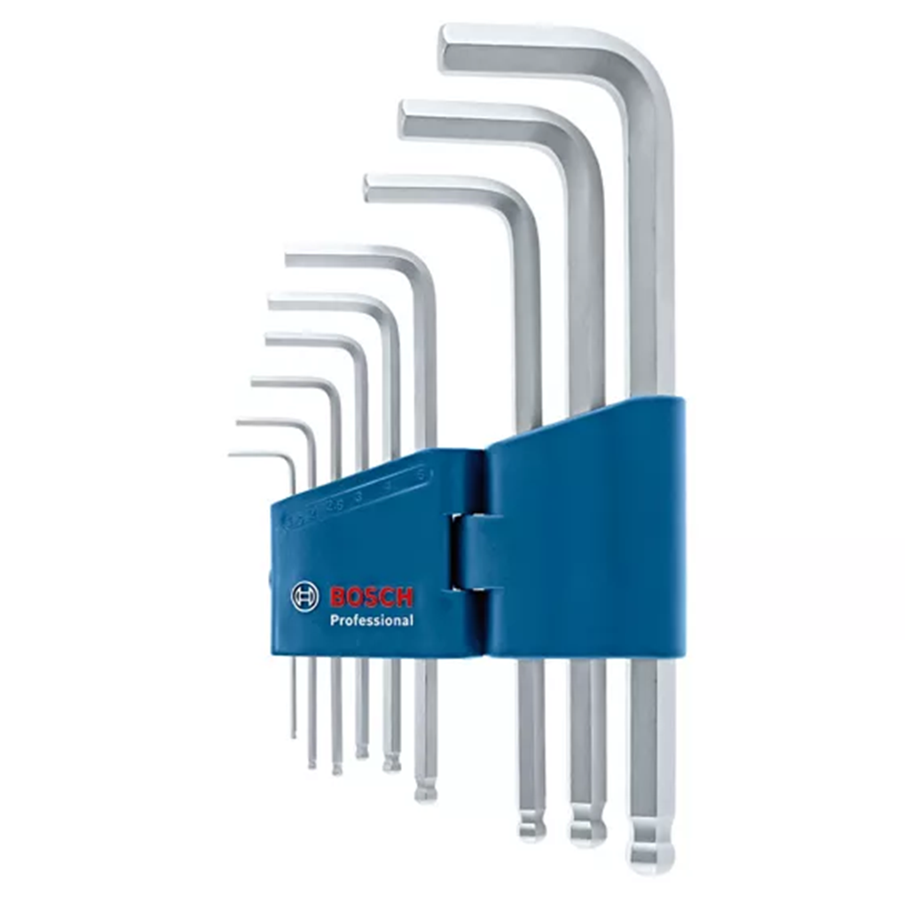 Alternative view of Bộ Lục Giác Đầu Bi Chữ L 9 Chi Tiết Bosch 1600A01TH5