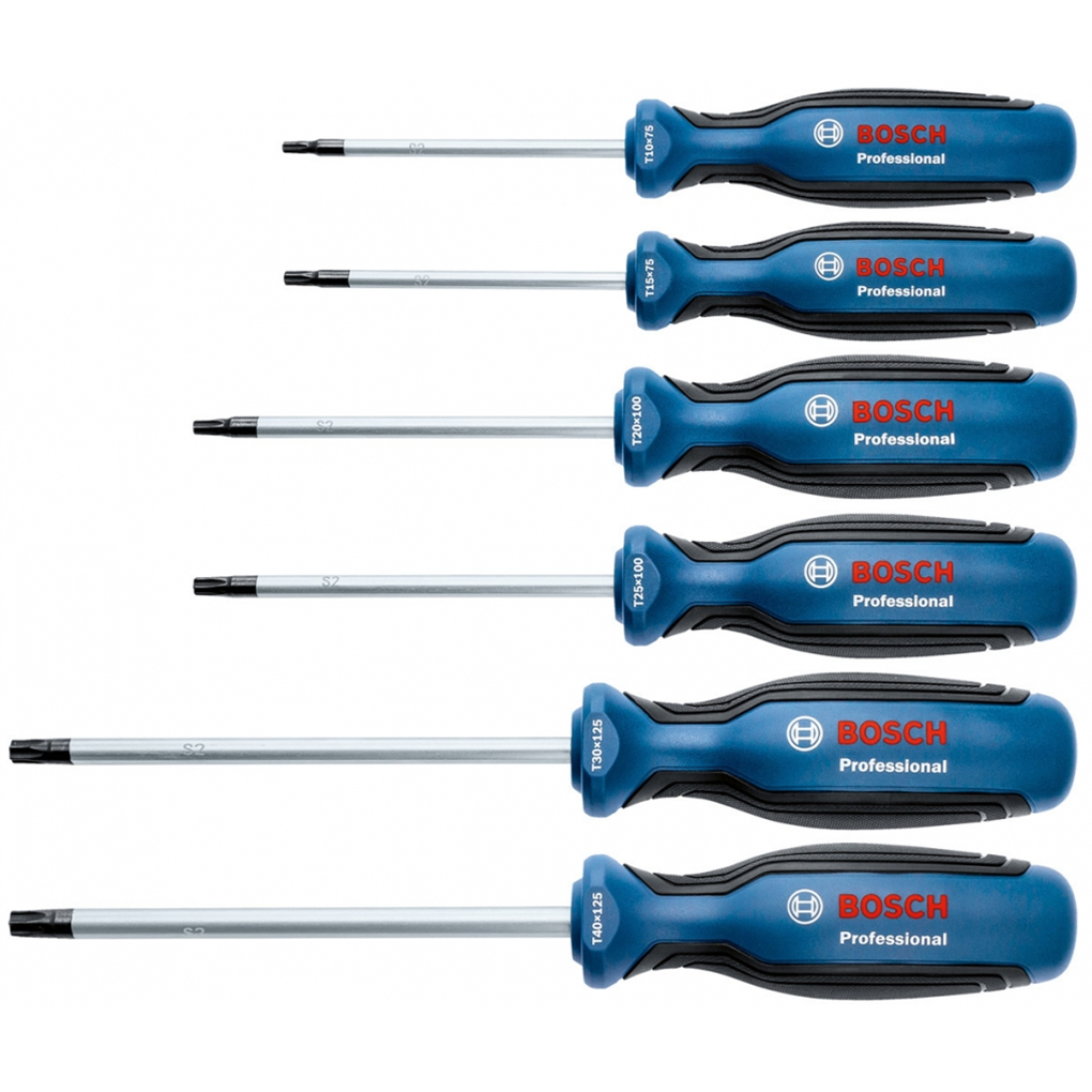 Bộ Tua Vít Đầu Bông Torx 6 Chi Tiết Bosch 1600A01V09