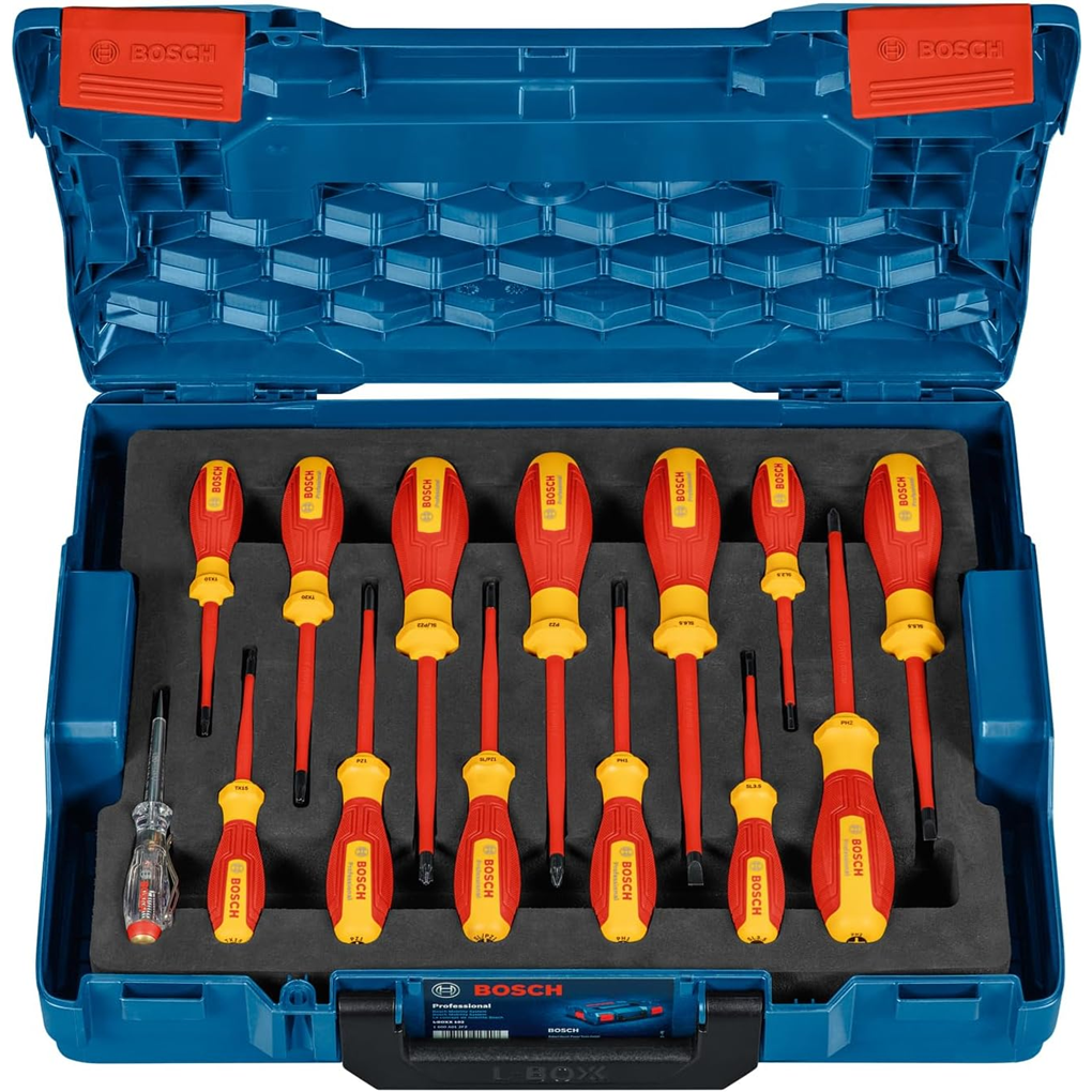 Alternative view of Bộ Tua Vít Cách Điện VDE 14 Chi Tiết Bosch 1600A02NF9