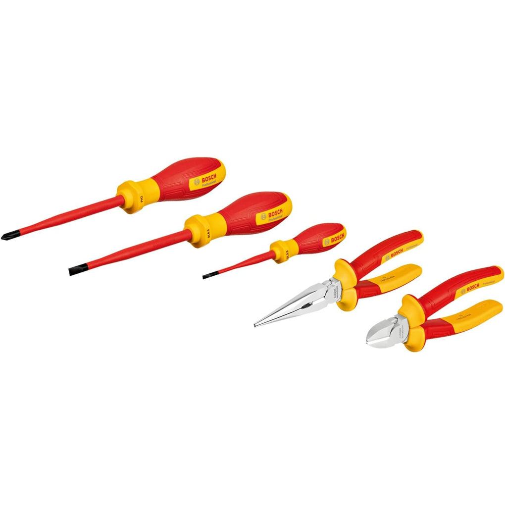 Bộ Đồ Nghề Cách Điện VDE Đa Năng 5 Chi Tiết Bosch 1600A02NG2
