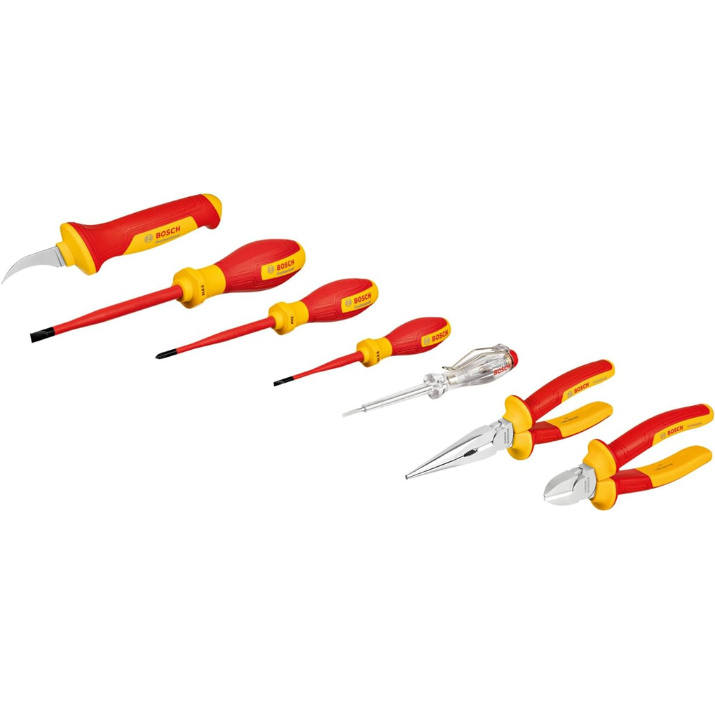 Bộ Đồ Nghề Cách Điện VDE Đa Năng 7 Chi Tiết Bosch 1600A02NG3