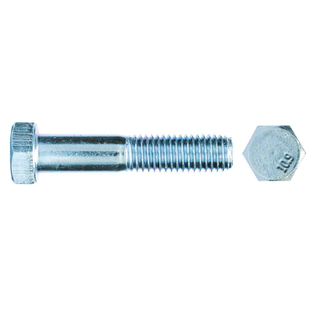 Bulong Mạ Kẽm Trắng Cr3+ 10.9 DIN931 M20x100 Ren Lửng