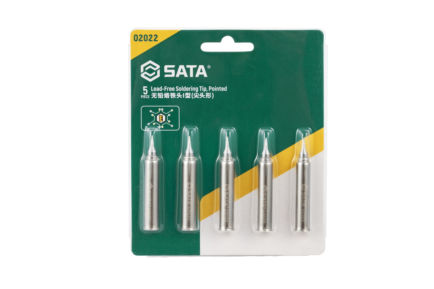 Alternative view of Bộ 5 Đầu Hàn Mỏ Hàn Chì Loại 1 Mũi Nhọn Sata 02022