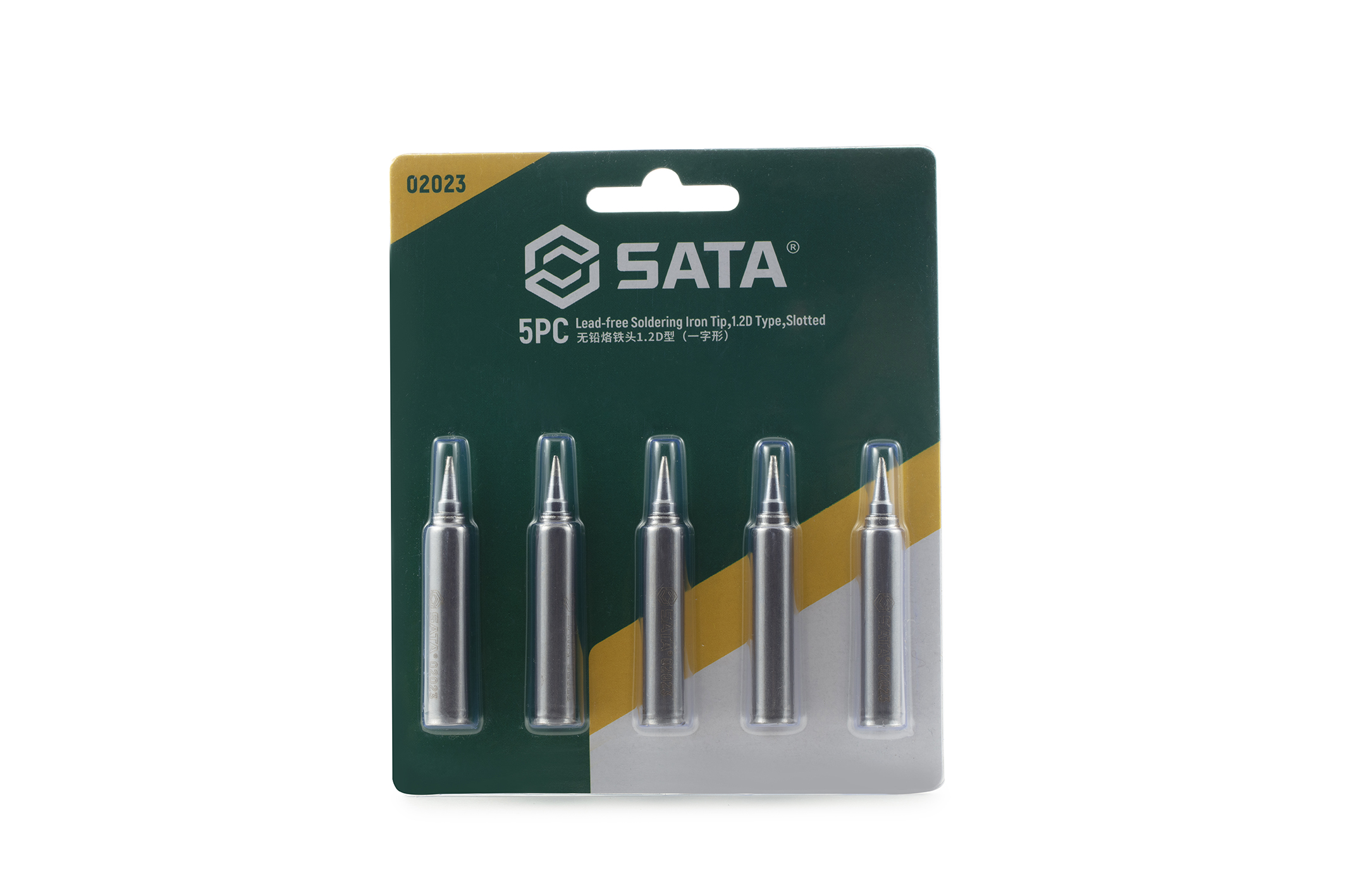 Alternative view of Bộ 5 Đầu Hàn Mỏ Hàn Chì Loại 3.2D Mũi Phẳng Sata 02026