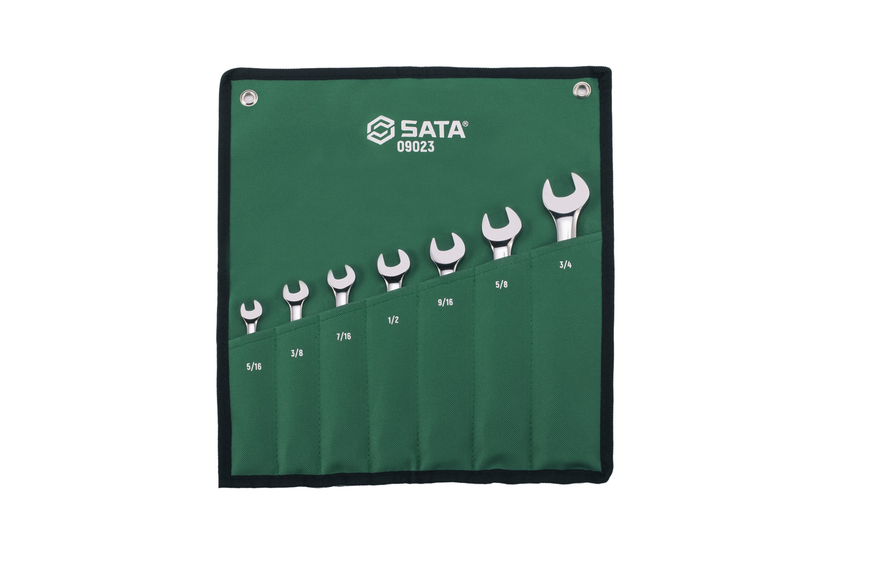 Bộ Cờ Lê Vòng Miệng Tự Động Sata 7 Chi Tiết 09023 - Ảnh 3