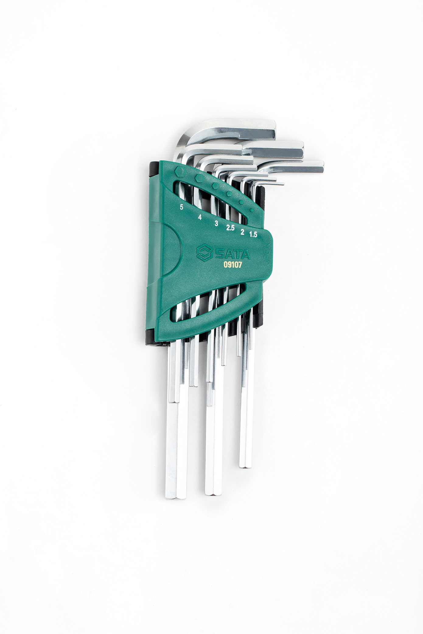 Bộ Lục Giác Đầu Bằng Chữ L Dài 1.5-10mm Sata 9 Chi Tiết 09107 - Ảnh 3