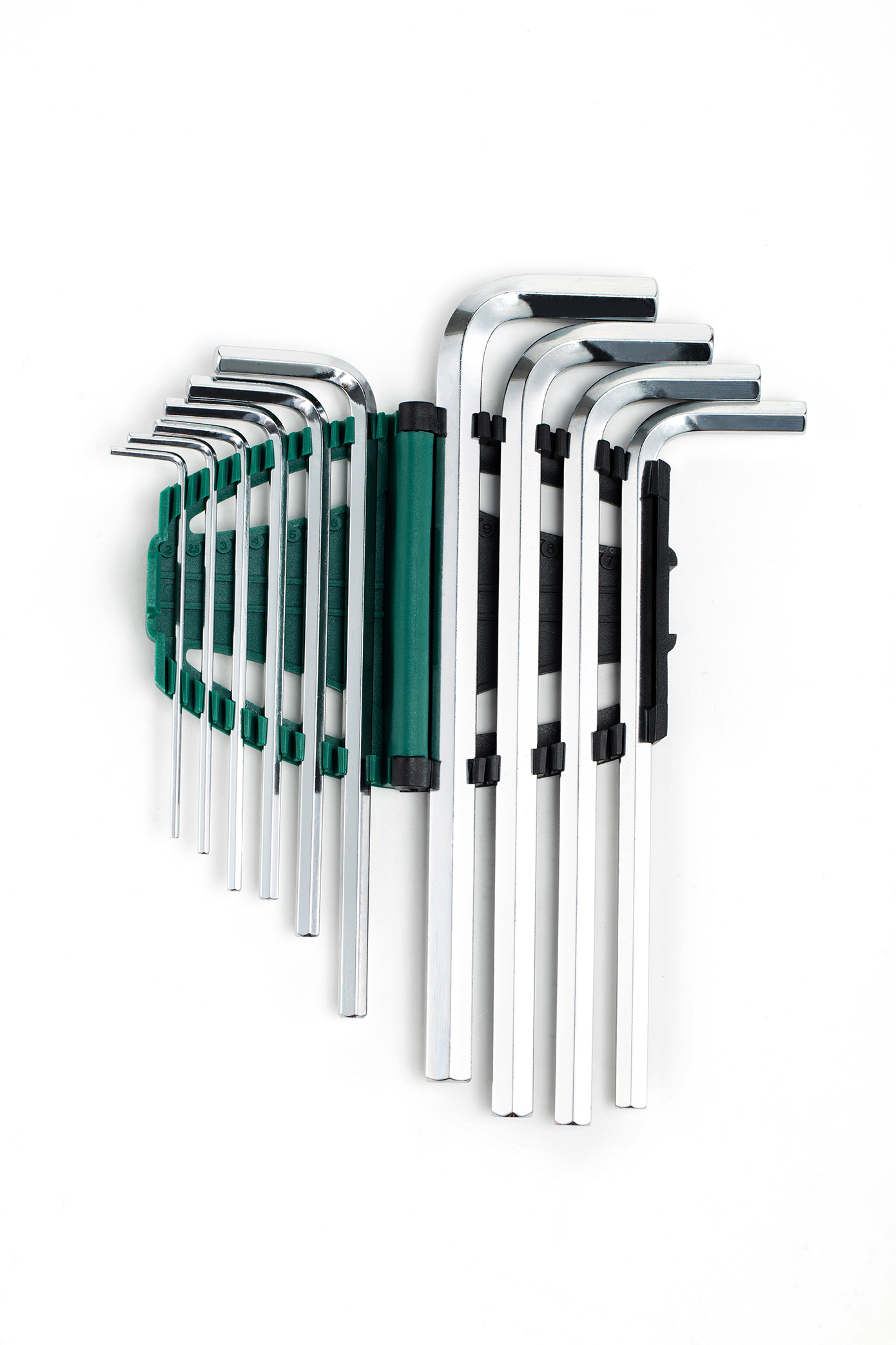 Bộ Lục Giác Đầu Bằng Chữ L Dài 2-10mm Sata 10 Chi Tiết 09110