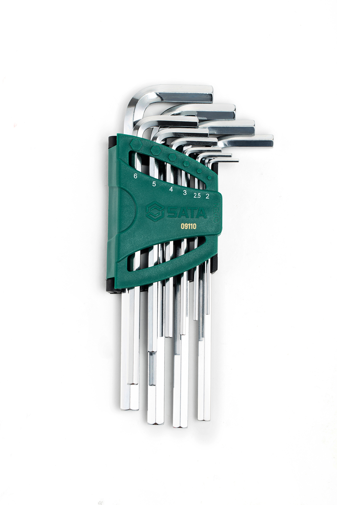 Alternative view of Bộ Lục Giác Đầu Bằng Chữ L Dài 2-10mm Sata 10 Chi Tiết 09110